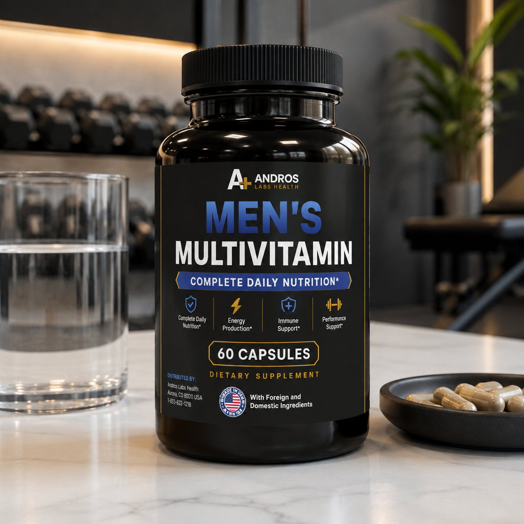 Andros Labs Health - Mens Daily Multivitamin - Optimize Daily Performance
