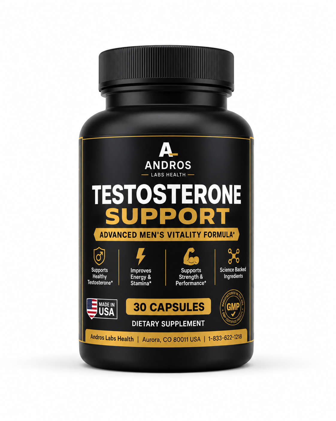 Andros Labs Health - Testosterone Support